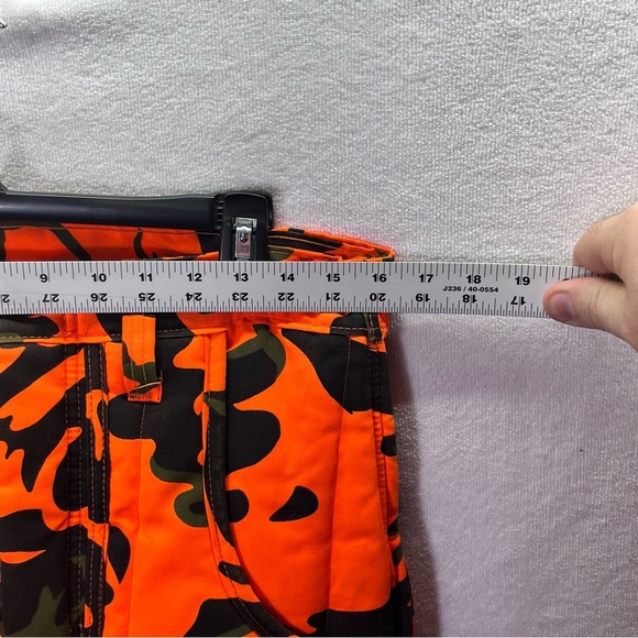 Camo Camouflage Orange Hunting Pants SafTbak Chiller Killer Mens 30-32 USA - Picture 6 of 11